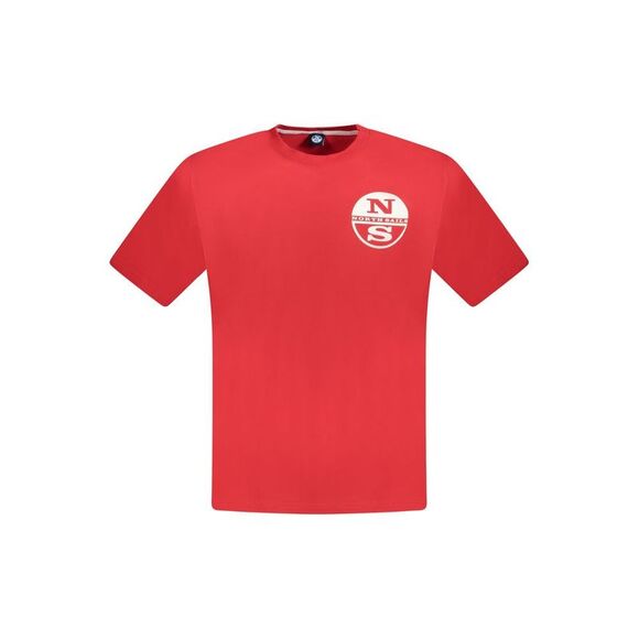 North Sails Rosso Cotton Men Men's T-Shirt